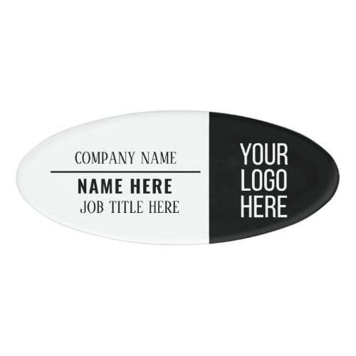 Sophisticated Name Branding Company name Sale Name Tag