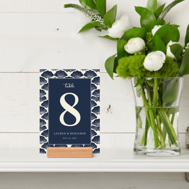 Sophisticated Navy Seashell Holder (Insitu 4)