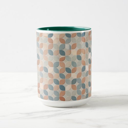 Sophisticated Pastel Geometric Mug