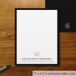 Sophisticated Professsional Letterhead<br><div class="desc">A sophisticated professional letterhead that establishes credibility and trust from the first glance. Suitable for official correspondence and sensitive communications,  it's a must-have for any business operating at the pinnacle of finance and wealth management.</div>
