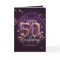 Sophisticated Purple and Gold 50th Birthday