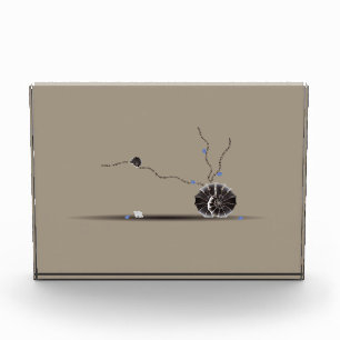 Sophisticated rare beautiful seashell garden poem photo block