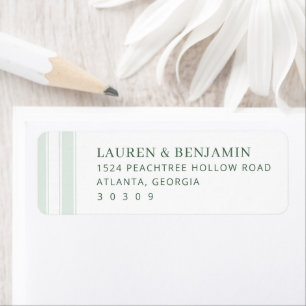 Sophisticated Sage Minimalist Label