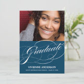SOPHISTICATED SENIOR | GRADUATION PARTY INVITATION (Standing Front)