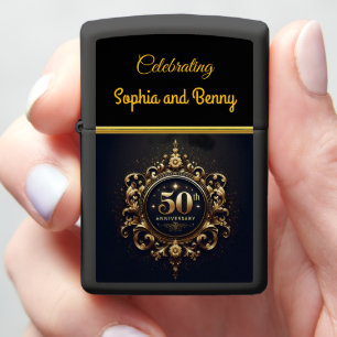 Sophisticated Shine: 50th Anniversary Tribute Zippo Lighter