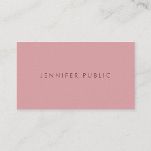 Sophisticated Simple Template Trend Colors Modern Business Card