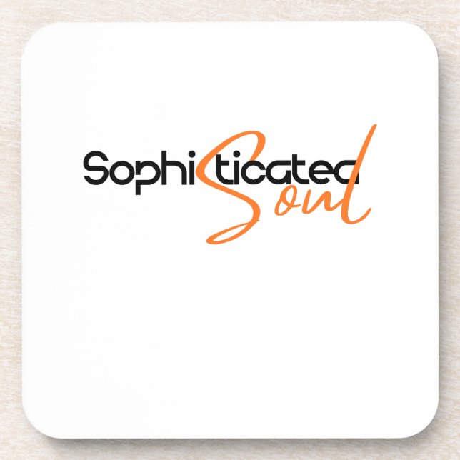 Sophisticated Soul Beverage Coaster (Front)