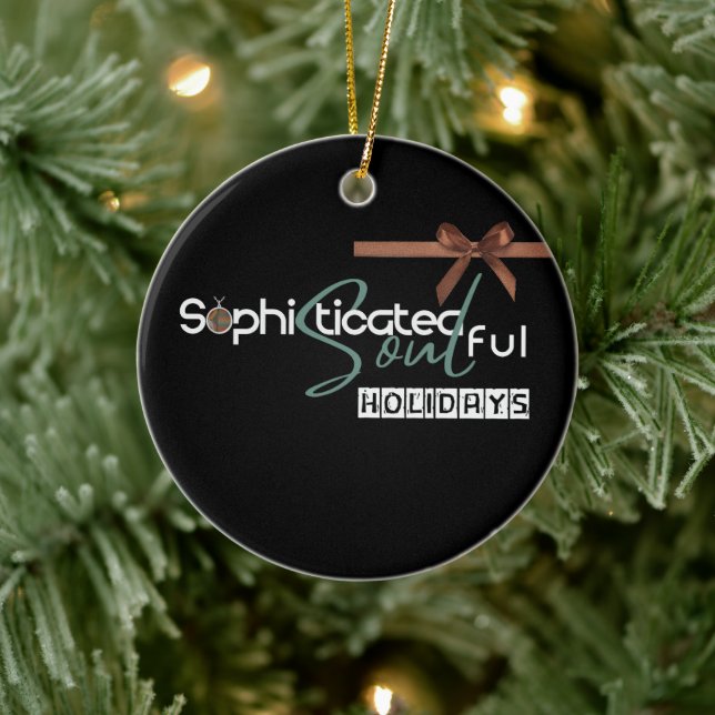 Sophisticated Soul    Ceramic Ornament (Tree)