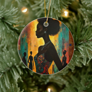 Sophisticated Soul    Ceramic Ornament