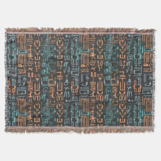 Sophisticated Soulful Elegance Throw Blanket