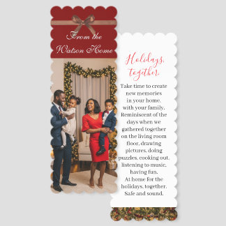 Sophisticated Soulful Holidays Bookmarks