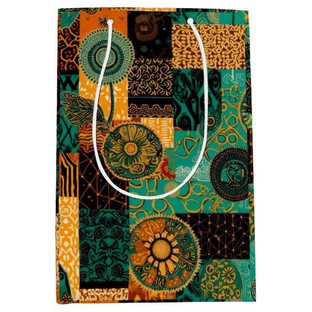 Sophisticated Soulful Holidays Medium Gift Bag (Front)