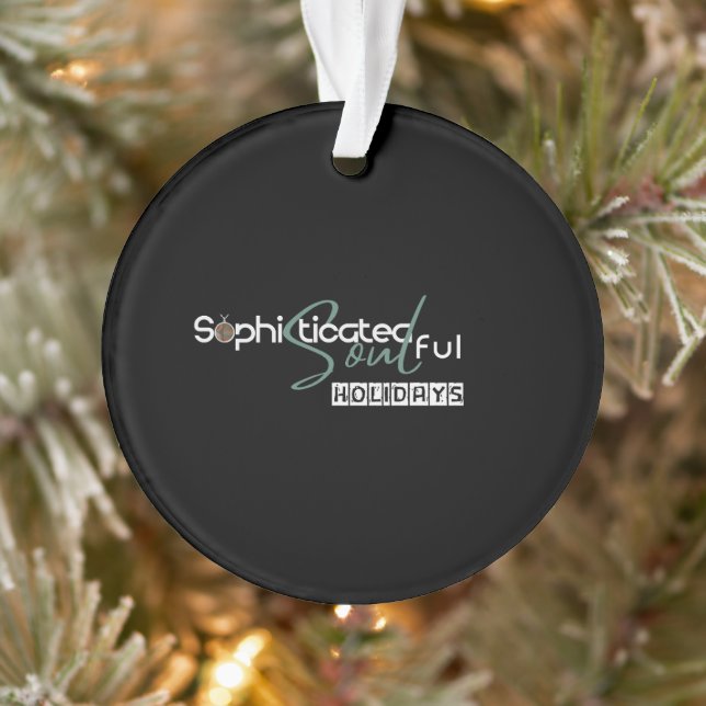 Sophisticated Soulful Holidays Ornament (Tree)