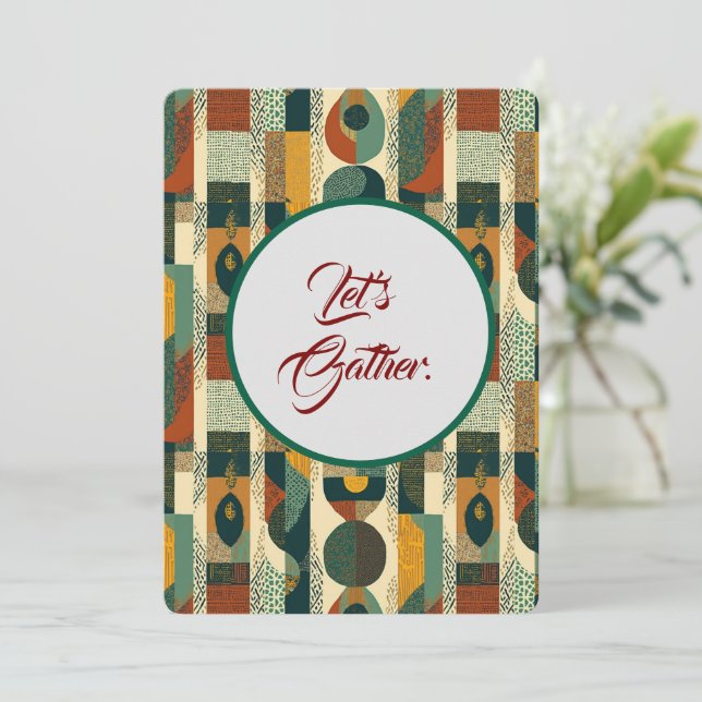 Sophisticated Soulful Invitation (Standing Front)