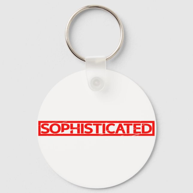 Sophisticated Stamp Keychain (Front)