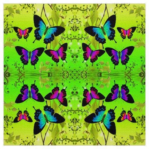 Sophisticated Stylish Elegant Butterflies Fabric