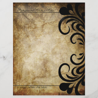 Sophisticated Swirl Letterhead