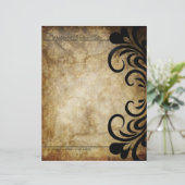 Sophisticated Swirl Letterhead (Standing Front)