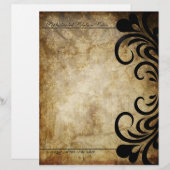 Sophisticated Swirl Letterhead (Front/Back)