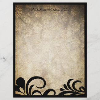 Sophisticated Swirl Letterhead