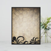 Sophisticated Swirl Letterhead (Standing Front)