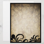 Sophisticated Swirl Letterhead (Front/Back)