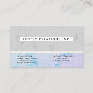 Sophisticated Texture Corporate Color Block Business Card