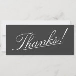 [ Thumbnail: Sophisticated "Thanks!" Card ]