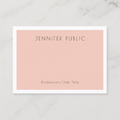 Sophisticated Trendy Modern Simple Design Template Business Card