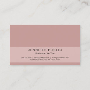 Sophisticated Vintage Color Harmony Professional Business Card