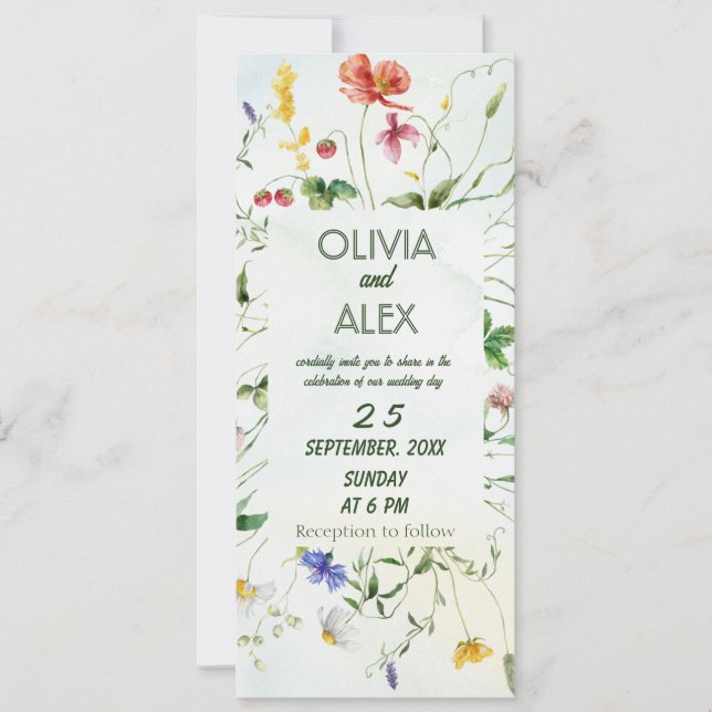 Sophisticated Wedding Designs Invitation (Front)