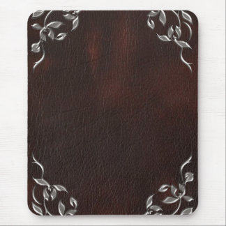 Sophisticated Western Leather Wedding Mouse Pad