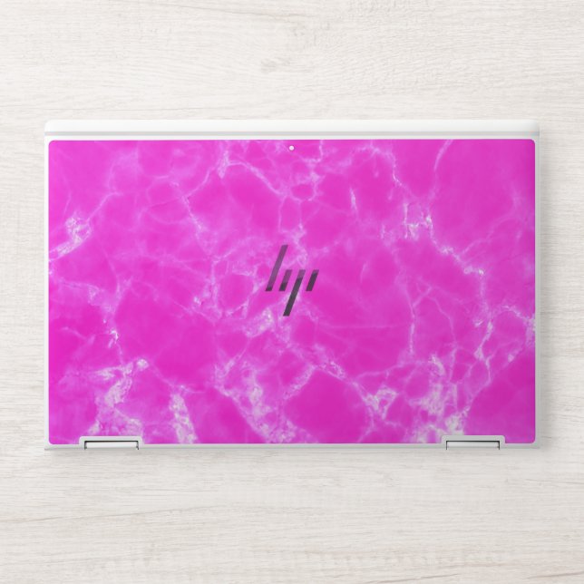 Sophisticated White Marbel HP Laptop Skin (Front)