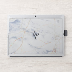 Sophisticated White Marbel HP Laptop Skin
