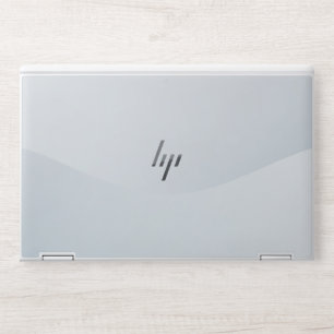 Sophisticated White Marble HP Laptop Skin