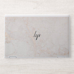 Sophisticated White Marble HP Laptop Skin