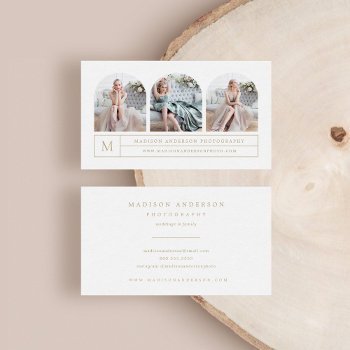 Sophistication 03 | Photography Business Cards by FINEandDANDY at Zazzle