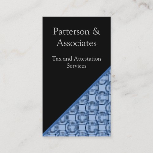 Sophistication Business Card, Bold Blue