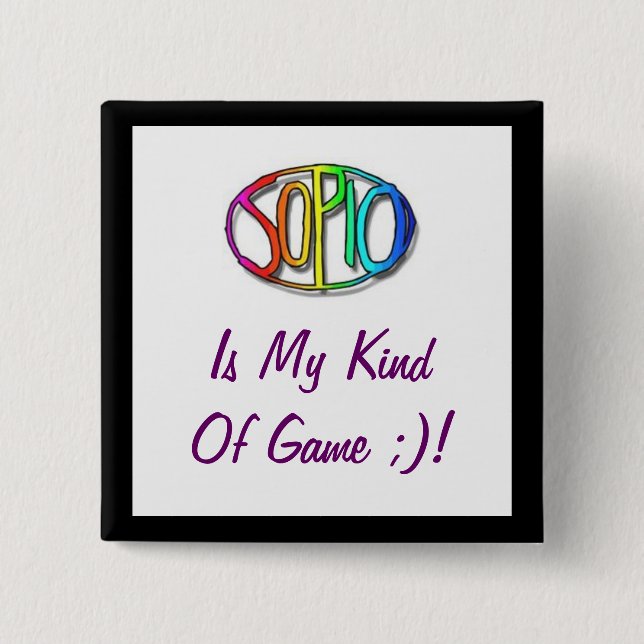 Sopio Fan Badge Button (Front)