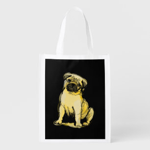 Sopping bag for pug owners