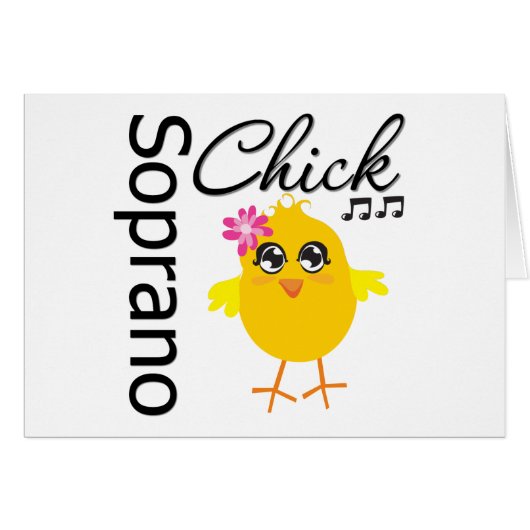 Soprano Chick Cards (Front Horizontal)
