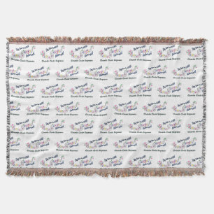 Soprano Church Choir Throw Blanket