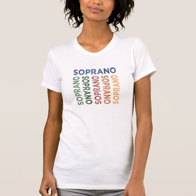 Soprano Colorful T-Shirt (Front)