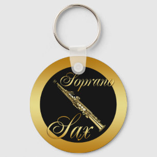 SOPRANO SAXOPHONE KEYCHAIN
