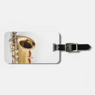 Soprano Saxophone Luggage Tag