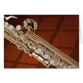 Soprano Saxophone On Gold (Front Horizontal)