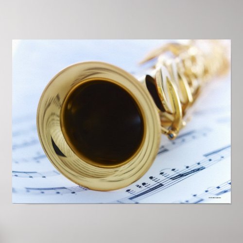 Soprano Saxophone Poster