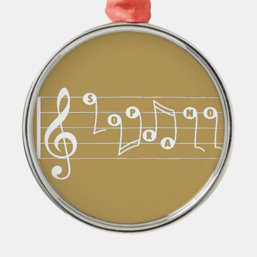 Soprano Singer Musical Ornament