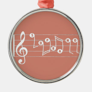 Soprano Singer Musical Ornament
