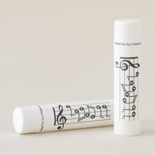 Soprano Singer Musical Unflavored Lip Balm